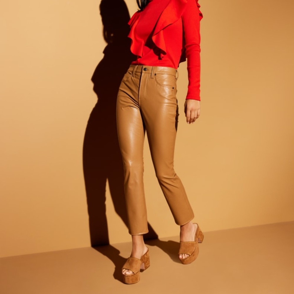 Veronica beard Carly Vegan Leather Pants NWT